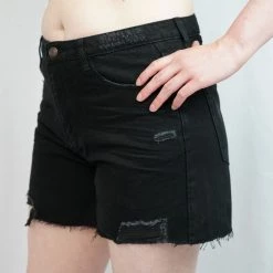White Birch BOTTOMS Rager Tattered Denim Shorts