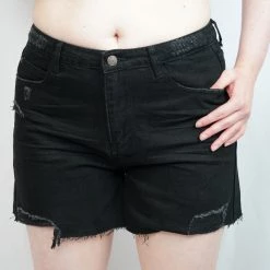 White Birch BOTTOMS Rager Tattered Denim Shorts