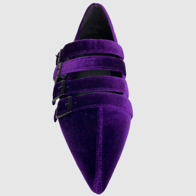 Strangecvlt CLEARANCE (Final Sale) Purple Velvet Coven Flat STRANGE CVLT 7 Strangecvlt CLEARANCE (Final Sale) Purple Velvet Coven Flat STRANGE CVLT