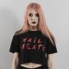 UNISEX All T-SHIRTS Hail Hecate Crop Top THE PRETTY CULT