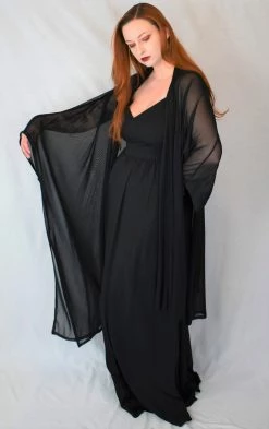 Lilith Mesh Oversized Cloak S-4X FOXBLOOD TOPS