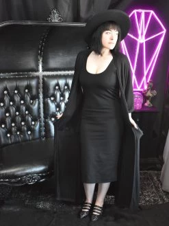 CLEARANCE (Final Sale) Posh Slimming Little Black Dress FOXBLOOD 10 CLEARANCE (Final Sale) Posh Slimming Little Black Dress FOXBLOOD