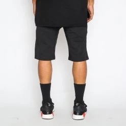 Weiv Black Zipper Shorts UNISEX BOTTOMS