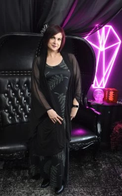 Lilith Mesh Oversized Cloak S-4X FOXBLOOD TOPS