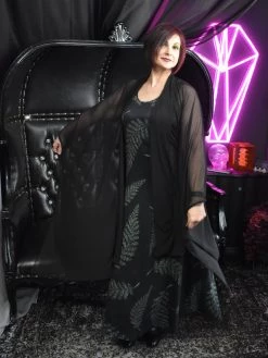 Lilith Mesh Oversized Cloak S-4X FOXBLOOD TOPS