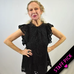 Sweet Lovely Gothic Romance Lace Blouse