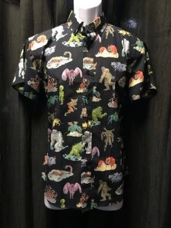 Cryptids Short Sleeve Button-Down PRETTY SNAKE