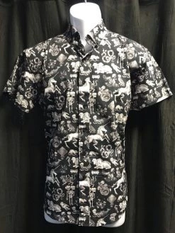 Oddities Short Sleeve Buttondown PRETTY SNAKE 14 Oddities Short Sleeve Buttondown PRETTY SNAKE