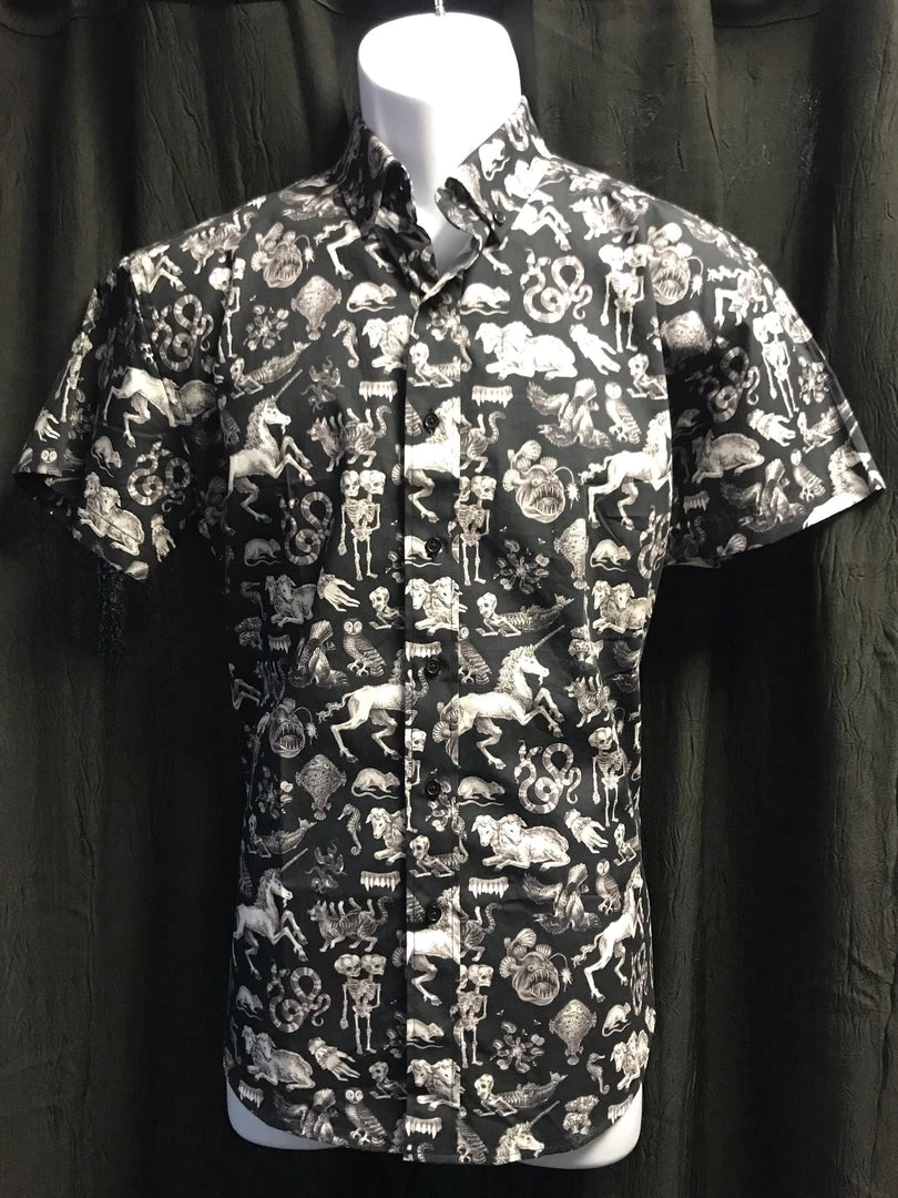 Oddities Short Sleeve Buttondown PRETTY SNAKE 8 Oddities Short Sleeve Buttondown PRETTY SNAKE