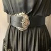H & D Accessories BELTS Zylphia Big Victorian Buckle Belt