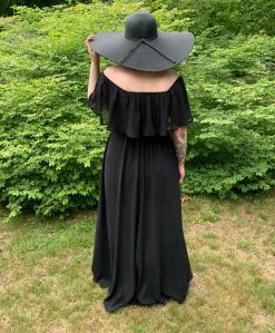 Sweet Lovely Georgiana Off Shoulder Chiffon Dress