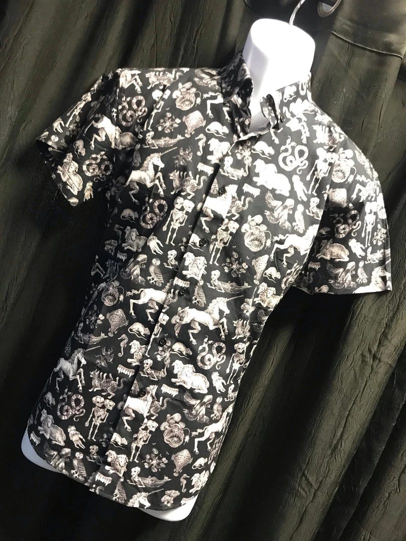 Oddities Short Sleeve Buttondown PRETTY SNAKE 9 Oddities Short Sleeve Buttondown PRETTY SNAKE