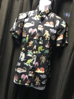 Cryptids Short Sleeve Button-Down PRETTY SNAKE