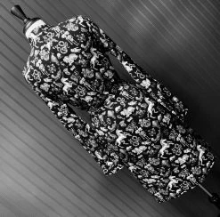 Oddities Shirt Dress In Black PRETTY SNAKE DRESSES