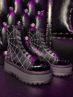 SHOES & BOOTS Lullaby Stomper Boot (Black) DEMONIA (ALMOST GONE!)