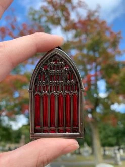 Die With Your Boots On DWYBO GEAR Window Over Salem Pin- EXCLUSIVE COLLAB W/ DEMONIC PINFESTATION!