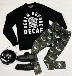 SWEATSHIRTS Death Before Decaf Sweatshirt PYKNIC