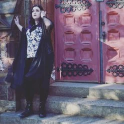 Lilith Mesh Oversized Cloak S-4X FOXBLOOD TOPS