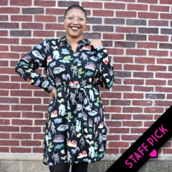 DRESSES Cryptids Shirt Dress PRETTY SNAKE